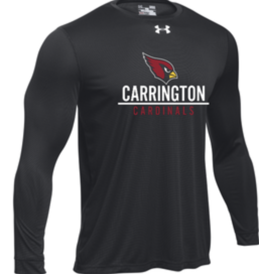 Carrington cardinal long sleeve t-shirt black