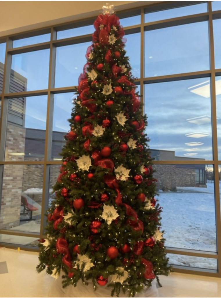 Christmas tree in our East Commons!